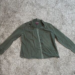 ❤️Merona Green Lightweight Shirt Jacket